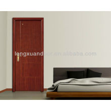 Puertas interiores baratas, diseño de madera puerta de la habitación, puertas de madera hdf